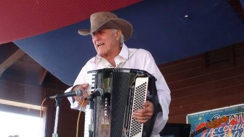 Cotati Accordion Festival - Cotati, CA 94931 - La Plaza Park - Statue of Accordion Festival - Jim Boggio