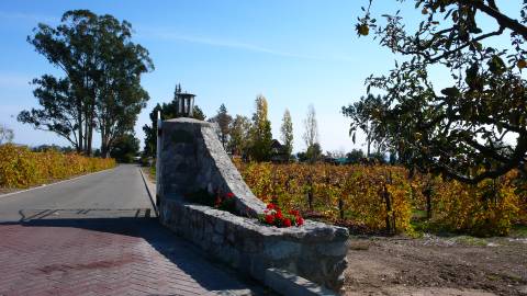 Entrance to Harvest Moon Estate & Winery - Sonoma County 